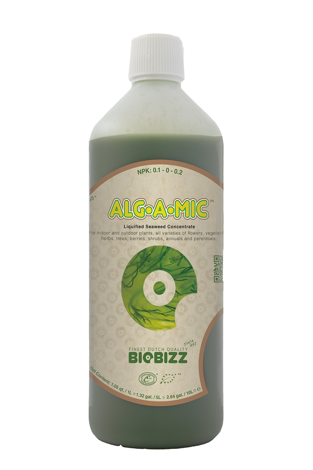 BioBizz 201416 Alg-a-Mic Natural Enhancer, 1-Liter, Pack of 16