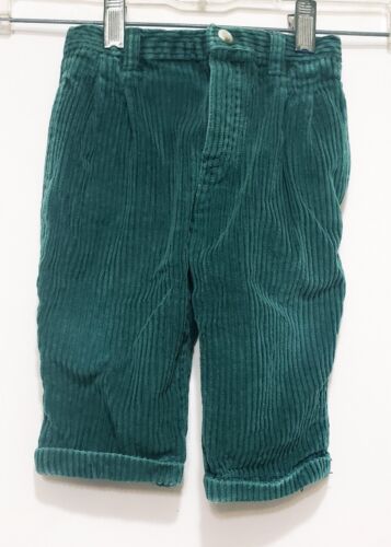 Children's Place Corduroy Green Pants Size 12 Months Pull On Boys - Picture 1 of 3