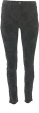 DG2 Diane Gilman Virtual Stretch Novelty Skinny Jean , Black , SZ 4