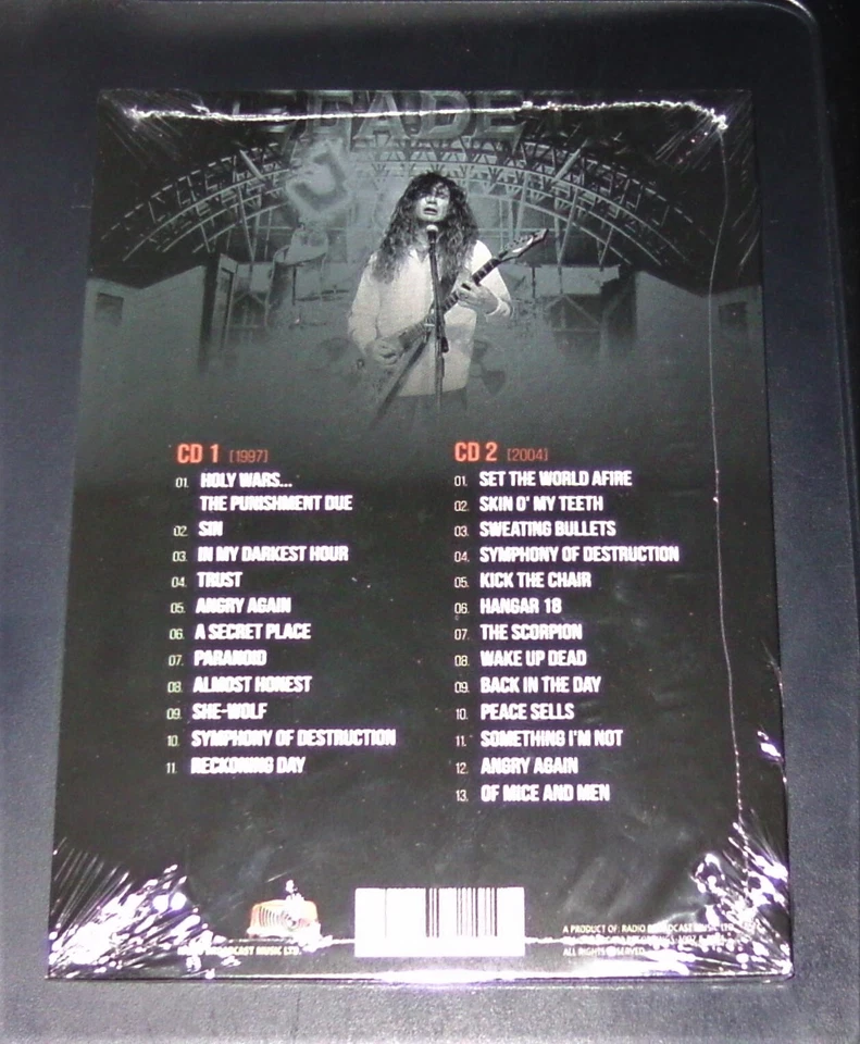 MEGADETH 100% TRASH METAL AUDIO & MEDIA COLLECTORS EDITION DOPPEL CD NEU & OVP - Bild 2 von 4