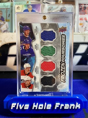 2018-19 Upper Deck Ice #F4-RC2 Frozen Foursomes Rookie Quad Patch