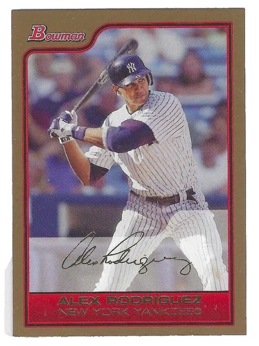 Bowman Alex Rodriguez Baseball Sports Trading Cards
