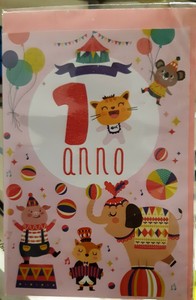 Biglietto Auguri 1 Anno Rosa Ebay