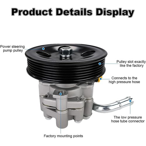 1* Power Steering Pump 21-5168 For 1998-2002 Toyota Corolla Chevrolet Prizm 1.8L - Picture 6 of 10