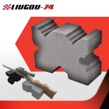 Shoot Bench Rests Gun Rifle Holder Waterproof Foam Heavy Duty Cushion X Style LJ