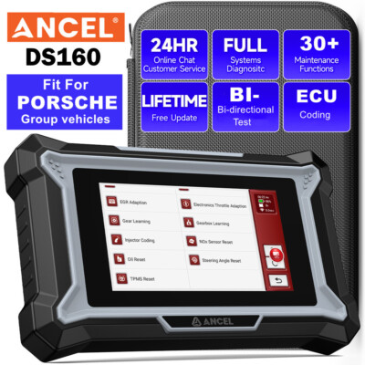 ANCEL DS160 KFZ OBD2 Diagnosegerät Auto Scan ALLE SYSTEM Active Test für Porsche