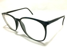 Logo Paris Eyeglasses Frame 57-18-145 Blue/Black France