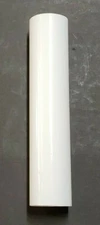 6" WHITE PLASTIC EDISON STANDARD CANDLE COVER 1 1/4"O.D. LAMP PART NEW 50268J