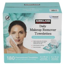 Kirkland Signature Daily Makeup Remover Towelettes, 180-count