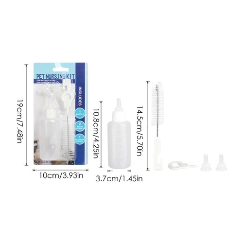 Pet Puppy Kitten Feeding Bottles Care Feeder Set Nursing Pets Feeder Supplies - Picture 4 of 12