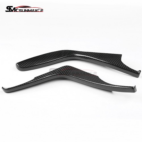Real Carbon Fiber Center Console Side Panel Trim For Honda Civic 10th Gen 16-20 - Picture 2 of 8