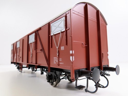 (1FRU37) KISS 194051-3 Spur 1 Güterwagen Glmmhs 57 der DB, MESSING, OVP - Picture 10 of 12