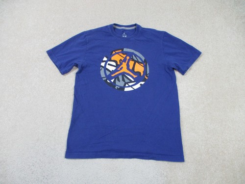 Jordan Shirt Adult Small Blue Orange 