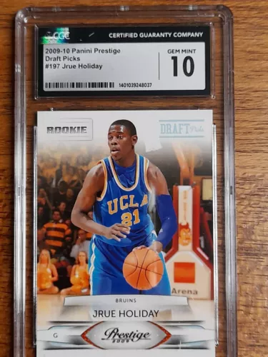 2009-10 Panini Prestige Light Blue Jrue Holiday Rookie  CGC Gem Mint 10 #695/999