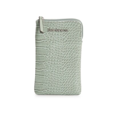 Enzo Angiolini WOMEN WILDA PHONE CROSSBODY BAG COLOR：SOFT MINT