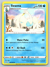 Swanna 047/196 Uncommon Lost Origin Pokemon Card - NM Near Mint