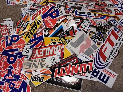 Lot of 25+ Racing Decals Stickers Hot Rod Rat Chevy Sprint Cup NHRA NASCAR 