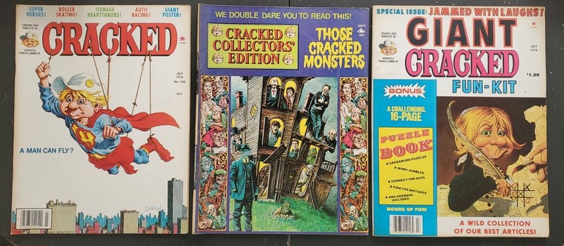 Cracked Collectors Edition those Monsters, Giant Cracked & Cracked Lot of 3 