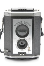 Kodak Brownie Reflex Synchro Model Camera with Original Case - Parts or Repair