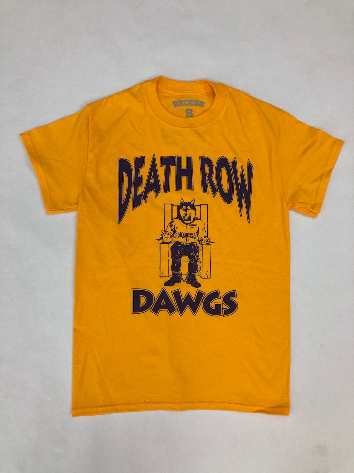 FILA T shirt maglietta University of Washington Huskies Death Row Dawgs calcio UW Small