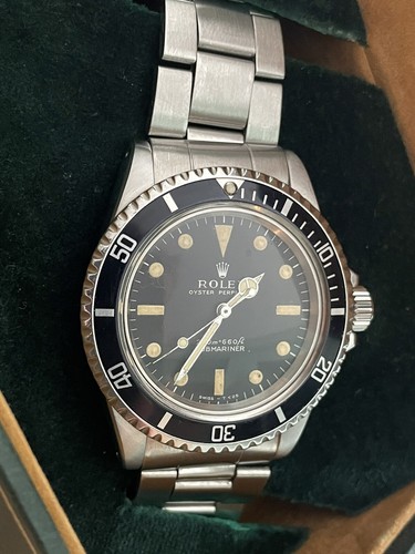 5513 1967 ROLEX SUBMARINER NON DATE STEEL WATCH METERS FIRST DIAL £24,950  Ono | eBay