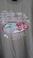 Vtg. DALE EARNHARDT 1979 Rookie of the Year T SHIRT SIZE XL CHASE NASCAR