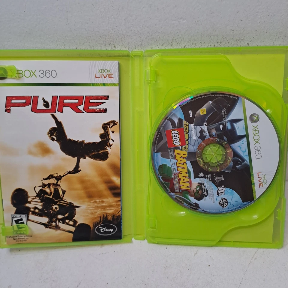 Lego Batman: The Videogame and PURE | Microsoft Xbox 360 Games | (8) - Image 3 of 4