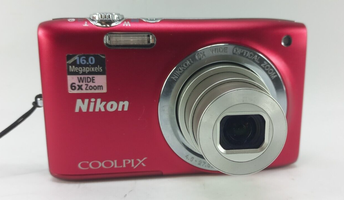 Nikon Digital Camera Coolpix S2700 16.0MP Black Tested for sale