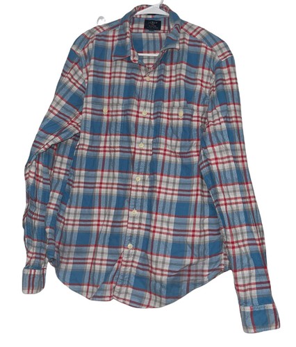 J. Crew Factory Mens Slim Fit Flannel 
