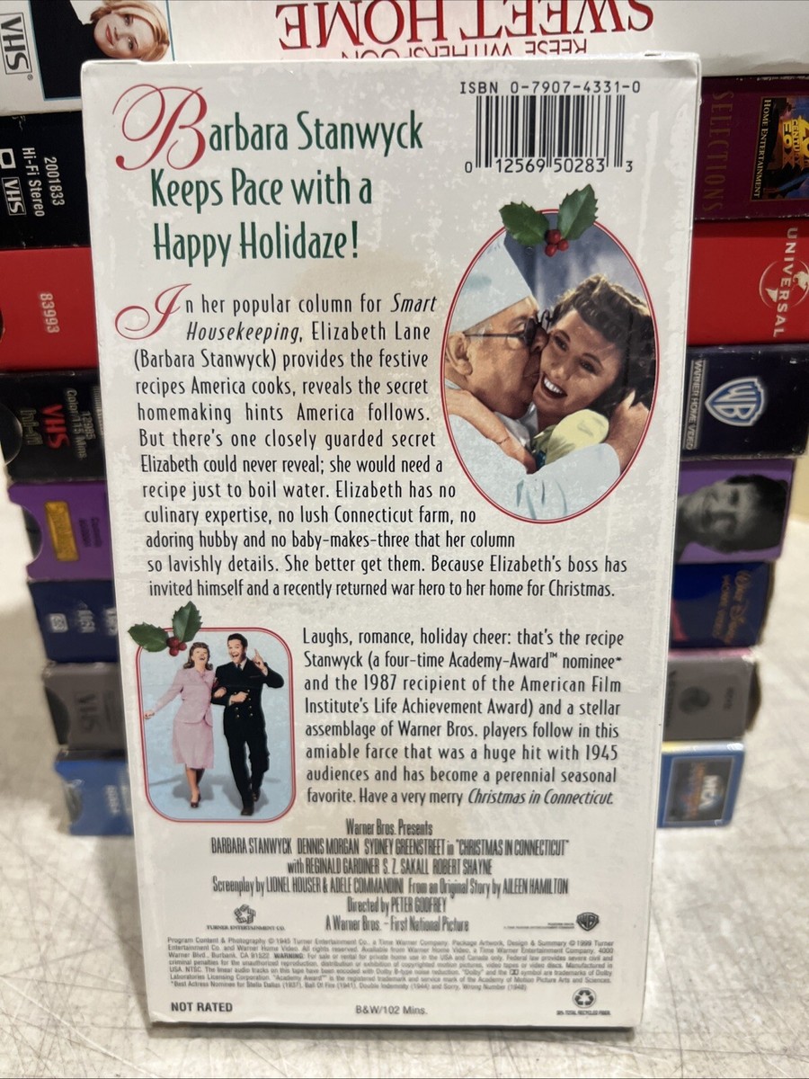 Christmas in Connecticut (VHS, 1999) 12569502833| eBay