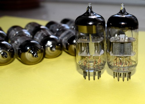 24x 6N23P = E88CC 6DJ8 6922 Triode GETESTET Rohr SILBER SCHILDE NEU & Sl. gebraucht 80er - Bild 3 von 6