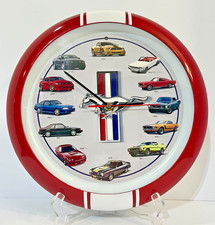 Ford Mustang Sound Wall Clock Motion Sensor Engine Rev Garage Decor Tested Works Ford Mustang Sound Wall Clock Motion Sensor Engine Rev Garage Decor Tested Works