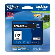 Brother International Tze335 Brother Tze335 Label Tape - 0.50" Width - 1 Each