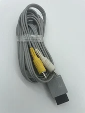 Original OEM Nintendo Wii And Wii U Audio Video AV Cable Cord Very Good 6Z