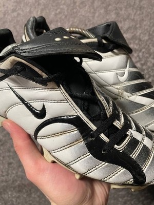 Vintage Nike Air Zoom Total 90 I FG White/Black Soccer Cleats T90