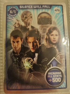 476 Silence Will Fall - Doctor Who Monster Invasion Ultimate Ultra Rare Karte