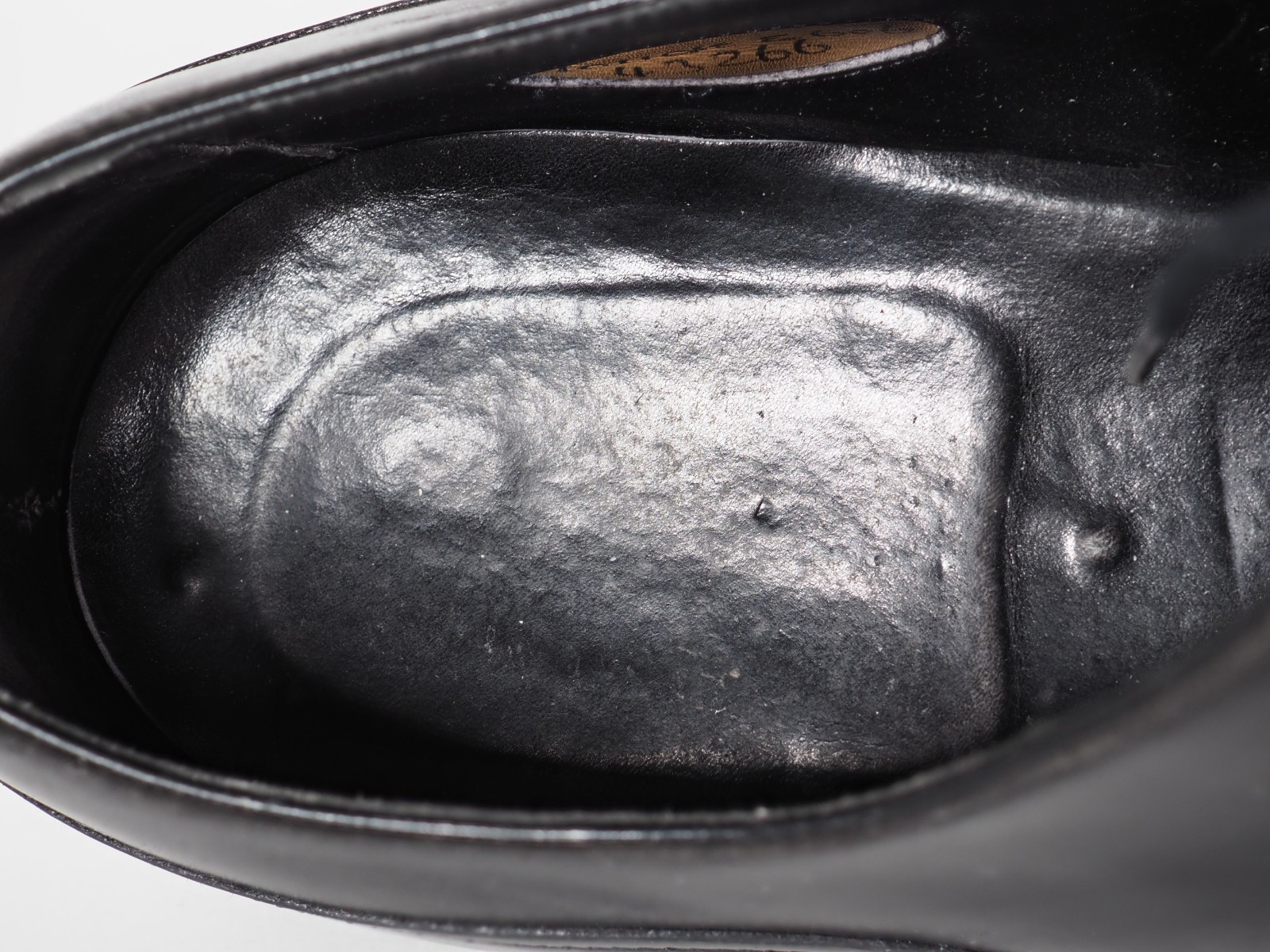 Custom Made Black Leather Split-Toe Apron Derby S… - image 13