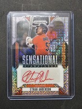 2025 Panini Prizm Baseball Sensational Signatures 2/25 Ethan Anderson #SS-EA