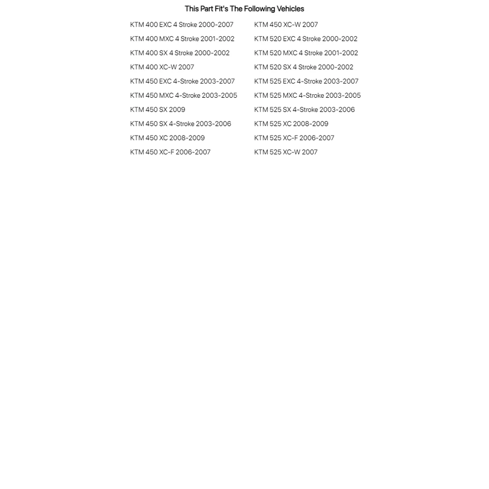 Kit de resorte de válvula Kibblewhite para KTM 525 XC-F 2006-2007 Foto 2 de 2