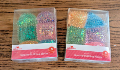 #ad #ad Way To Celebrate Squishy Building Block Party Favors Multicolor TWO PACK $39.98