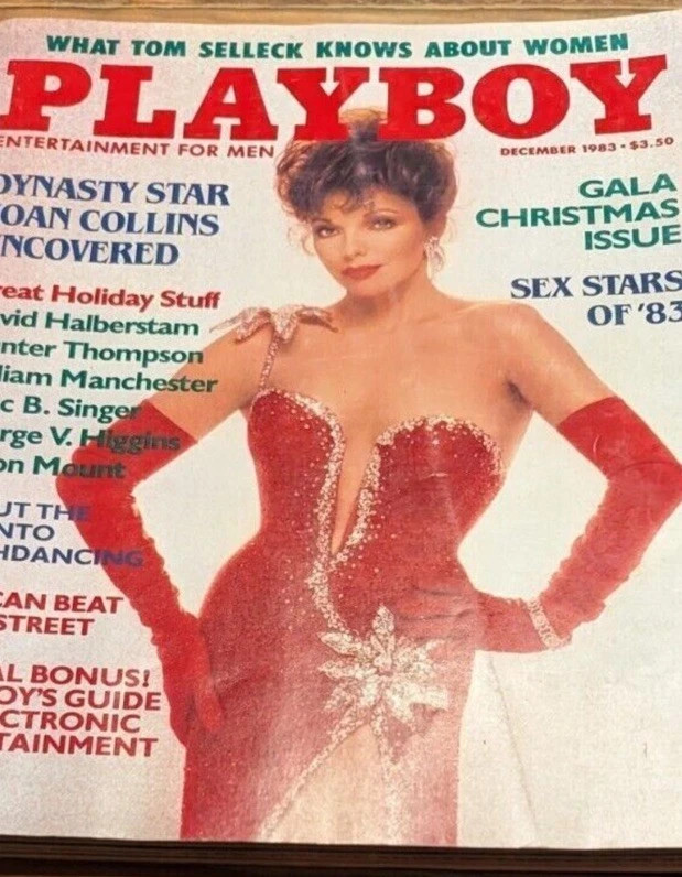 PLAYBOY Magazine Joan Collins Playboy - December 1983 VERY GOOD CONDITION