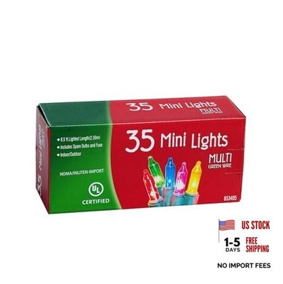 Indoor/Outdoor 35-Count Multi Color Christmas Light Set