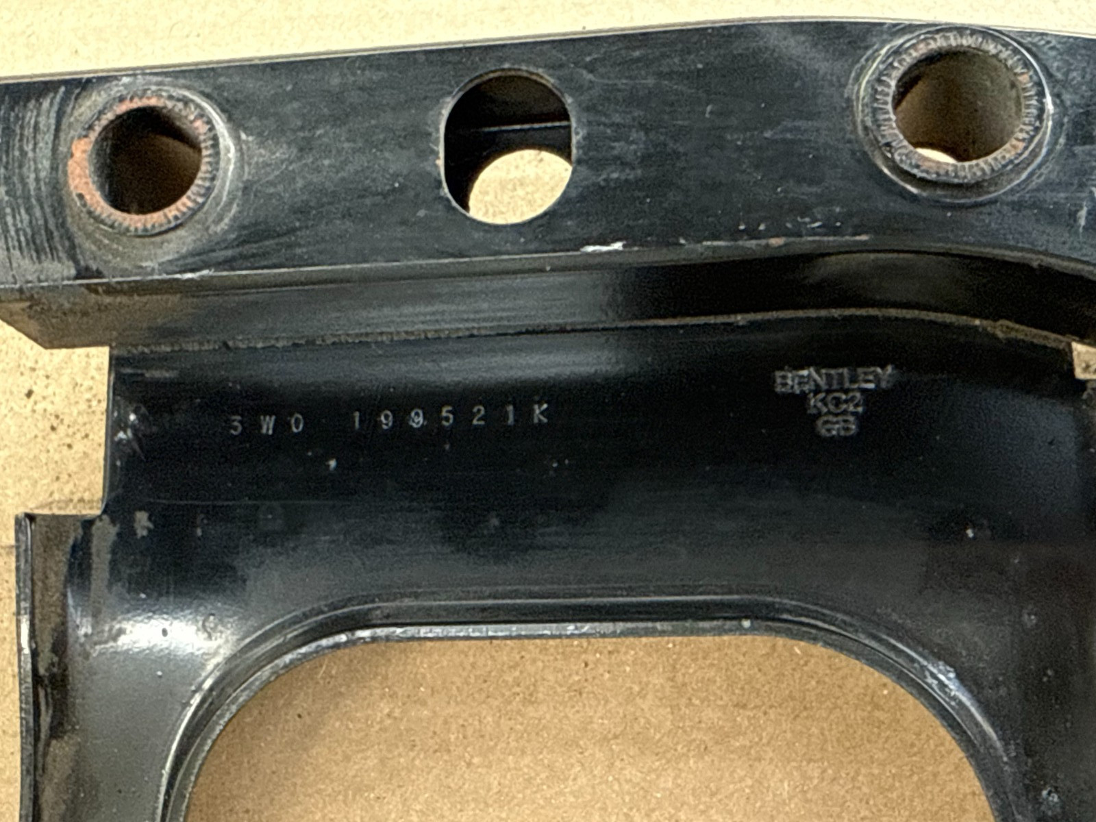 04-13 BENTLEY CONTINENTAL GT FLYING SPUR FRONT RADIATOR SUPPORT 3W0199521K OEM