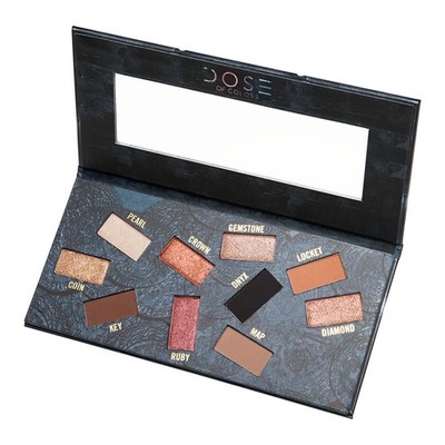 DOSE OF COLORS~HIDDEN TREASURE EYESHADOW PALETTE~10 SHADES~ LIMITED EDITION~NIB