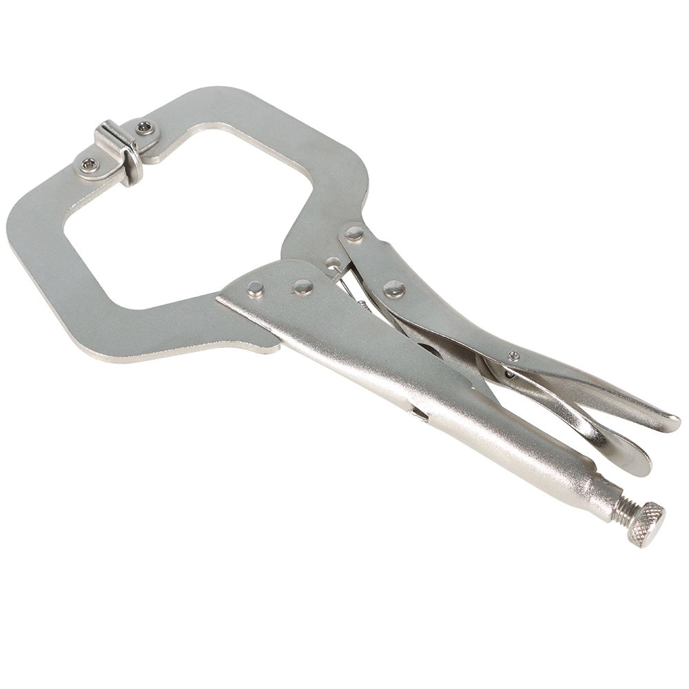 6 Pack 11 Inch Clamp Locking Pliers Adjustable Locking Welding With Swivel Pads