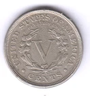 USA Barber V 5 Cents 1898 (T734)