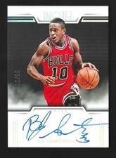 2024-25 Panini Noir B.J. Armstrong Auto Noir Color Auto 10/99 JSY# Match