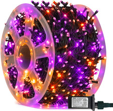 164FT 500 LED Halloween Lights, 8 Modes Waterproof Plug in String Lights for Hal