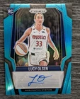 Lucy Olsen 2025 Panini WNBA Prizm #SG-LO Teal Signatures Rookie Auto RC #24/35