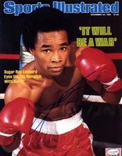 SUGAR RAY LEONARD SIGNED AUTOGRAPH 11x14 PHOTO PICTURE ACOA BOXING LEGEND HOF 